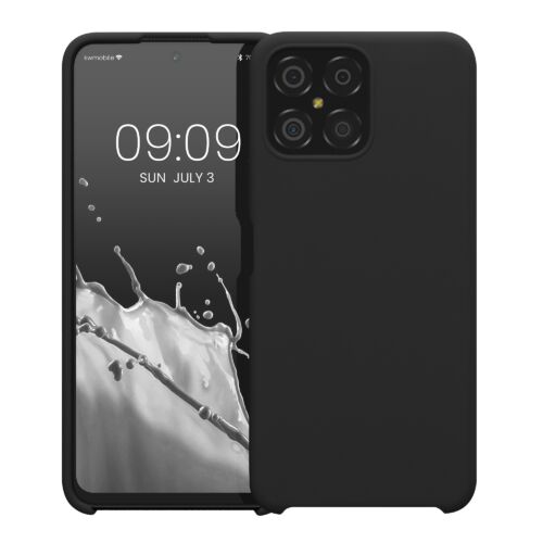 Husa Kwmobile pentru Honor X8, Silicon, Negru, 58397.01