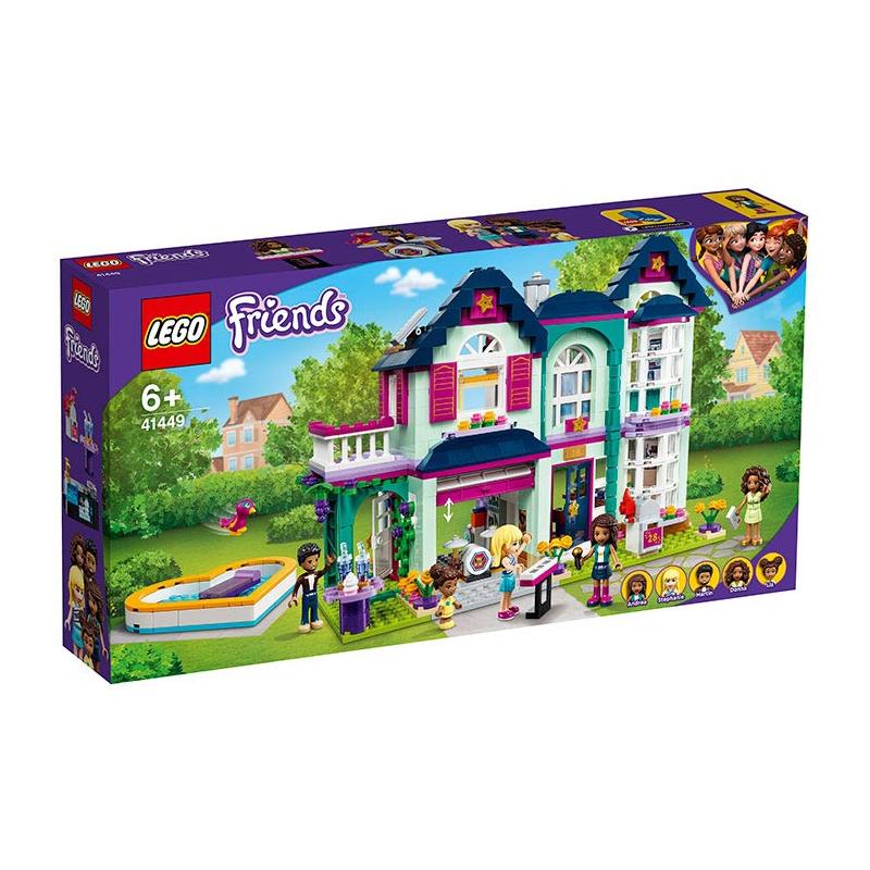 LEGO® Friends - Casa familiei Andreei 41449, 802 piese