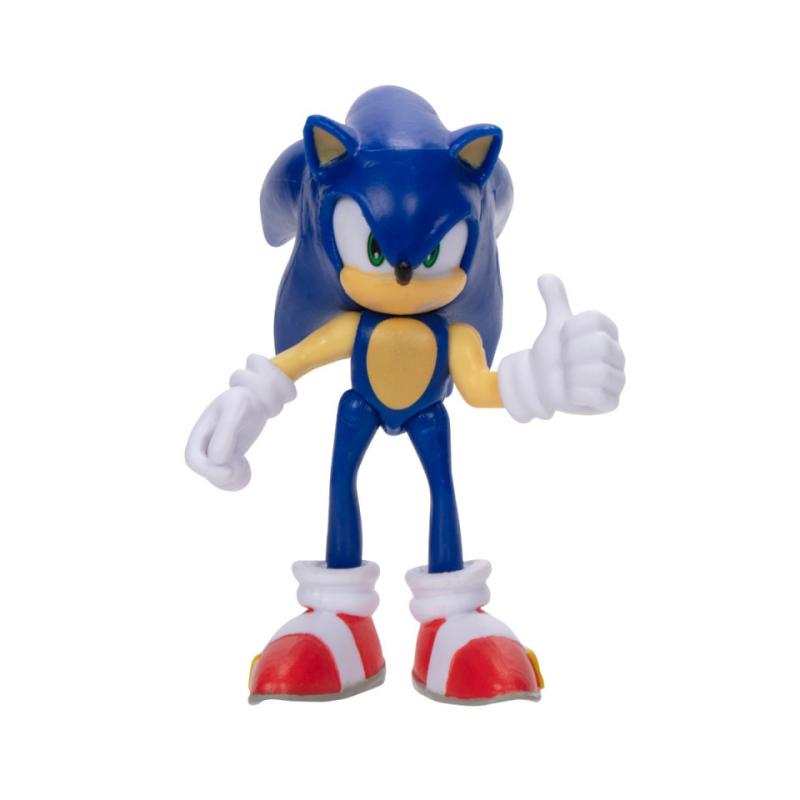 super sonic desene de colorat cu sonic Figurina Sonic, wave 9, model Sonic, 6 cm