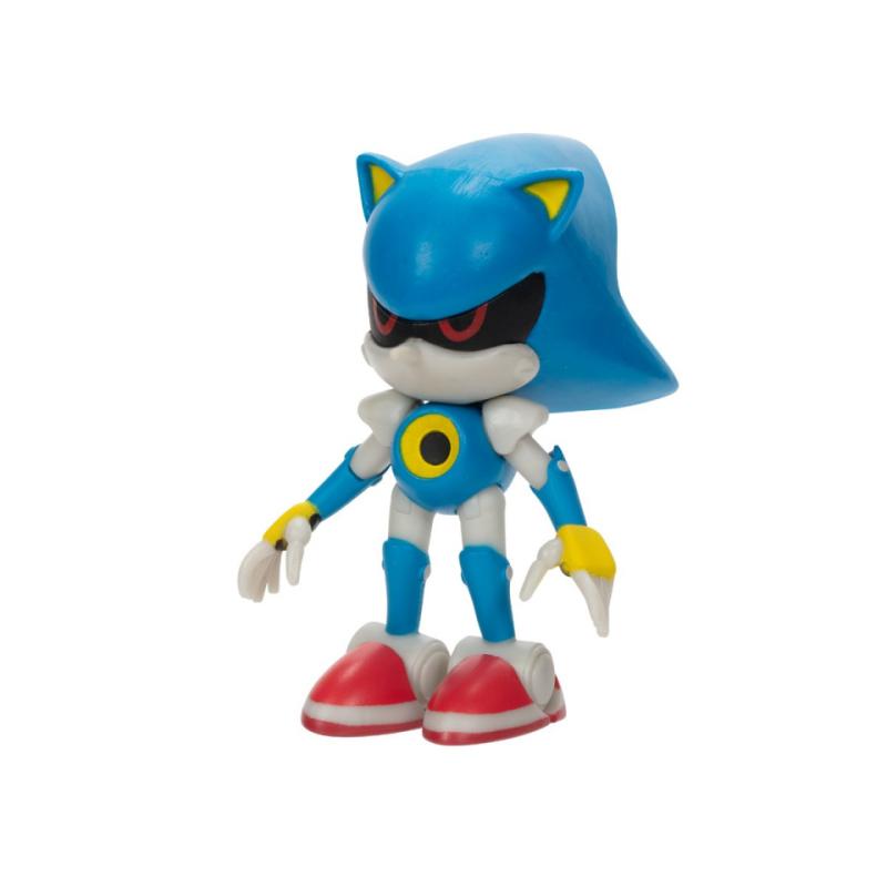 super sonic desene de colorat cu sonic Figurina Sonic, wave 9, model Metal Sonic, 6 cm