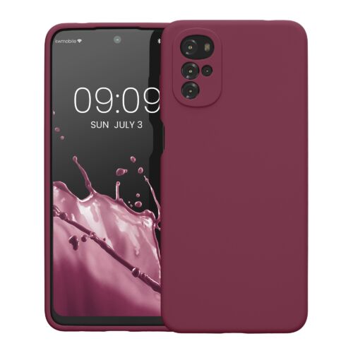 Husa Kwmobile pentru Motorola Moto G22, Silicon, Violet, 58207.209