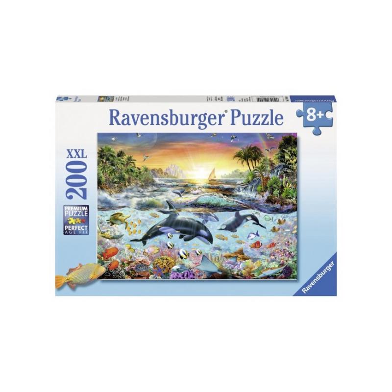 Puzzle Paradisul Delfinilor, 200 Piese