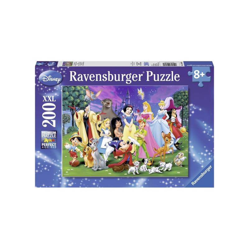 Puzzle Disney Personajele Preferate, 200 Piese