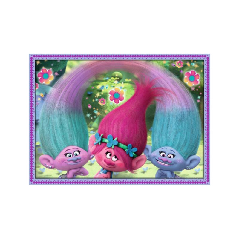 Puzzle Trolls, 4X100 Piese