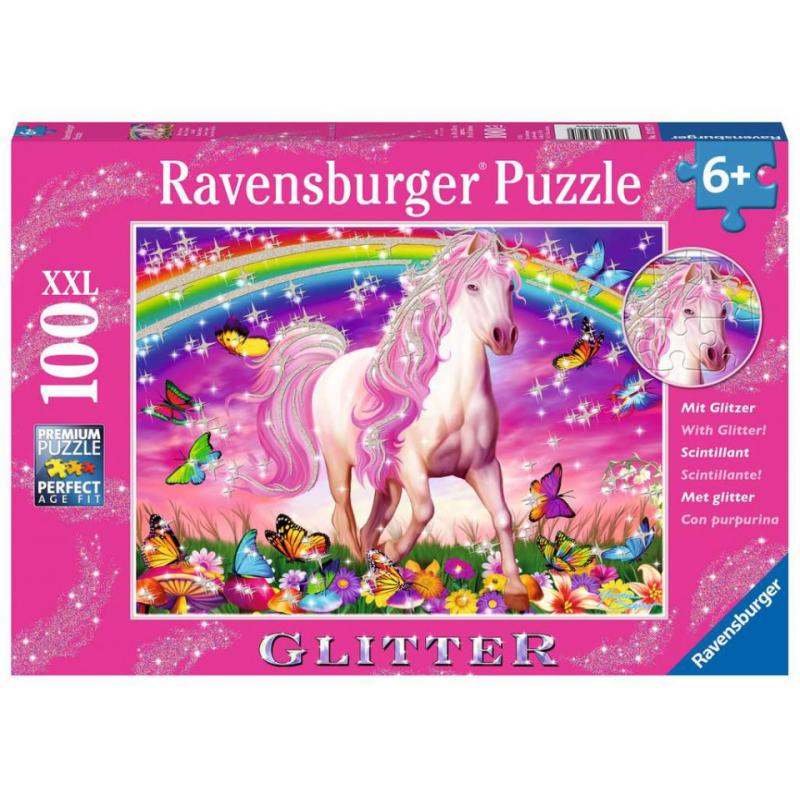 Puzzle Unicorn Si Curcubeu, 100 Piese