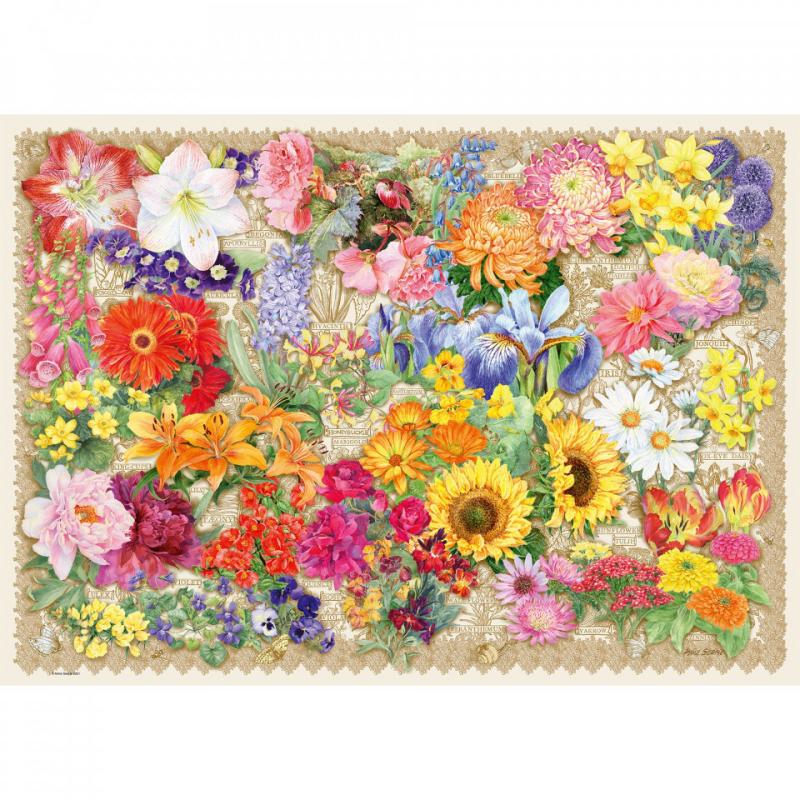 Puzzle Flori, 1000 Piese