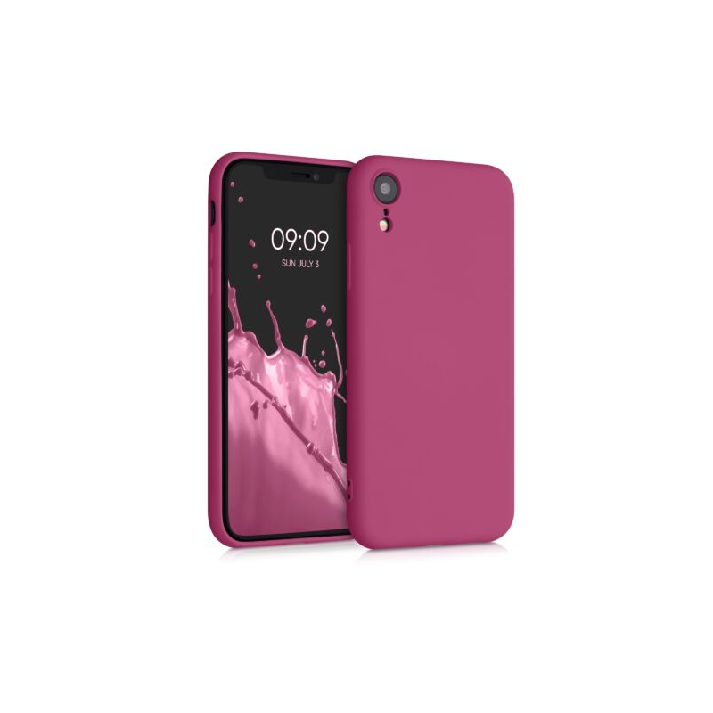 Husa pentru iPhone XR, Silicon, Roz, 49983.213