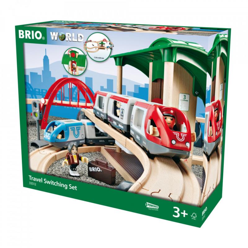 Brio - Set Trenuri De Calatori