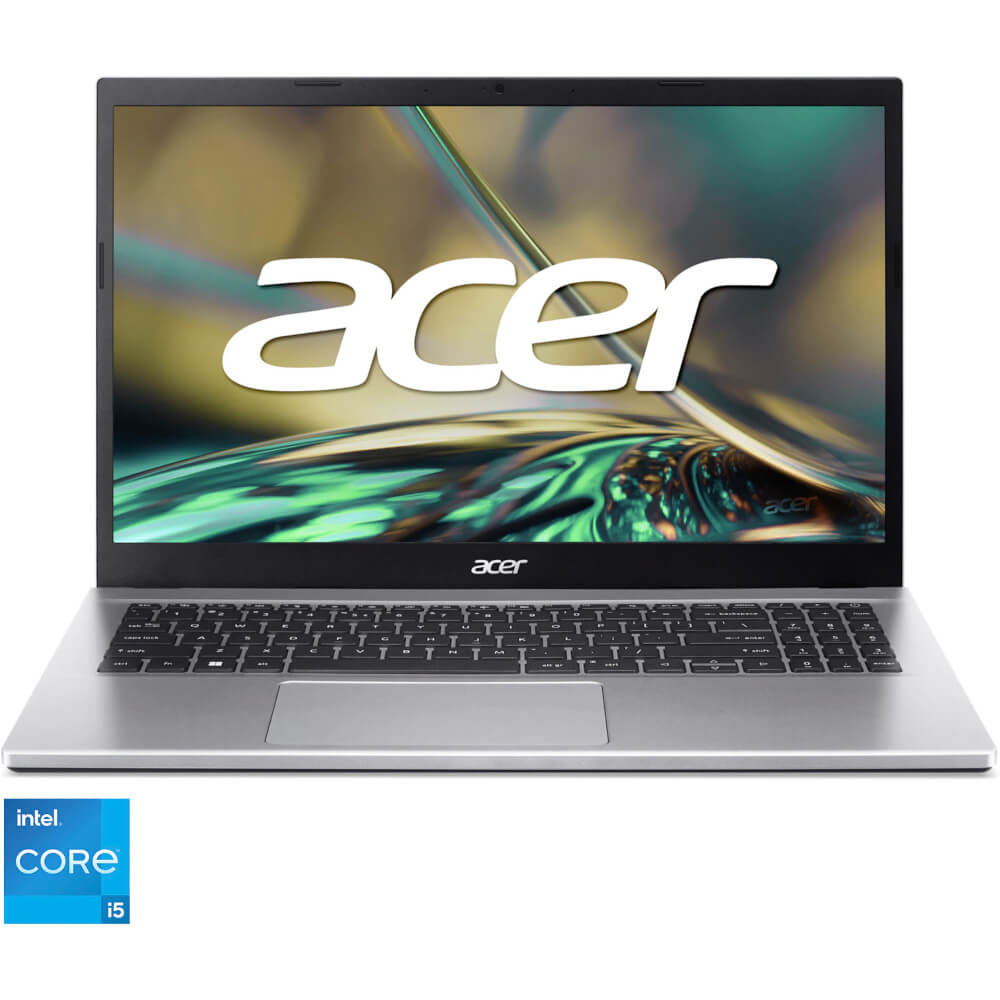 laptop acer aspire 3 a315 58 Laptop Acer Aspire 3 A315-59, 15.6", Full HD, Intel Core i5-1235U, 8 GB RAM, 512 GB SSD, Intel Iris Xe Graphics, No OS, Silver