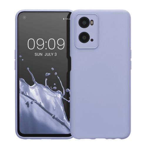 Husa Kwmobile pentru OPPO A76/A96, Silicon, Albastru, 59147.139