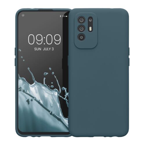 Husa Kwmobile pentru OPPO A94 5G, Silicon, Verde, 58332.57