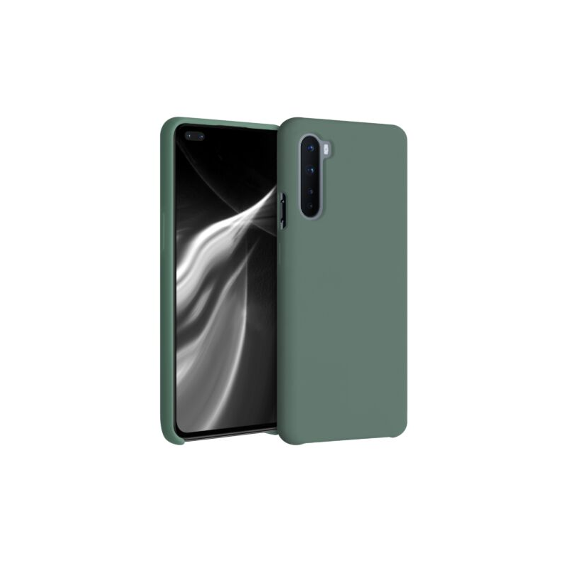 Husa pentru OnePlus Nord, Silicon, Verde, 51871.166