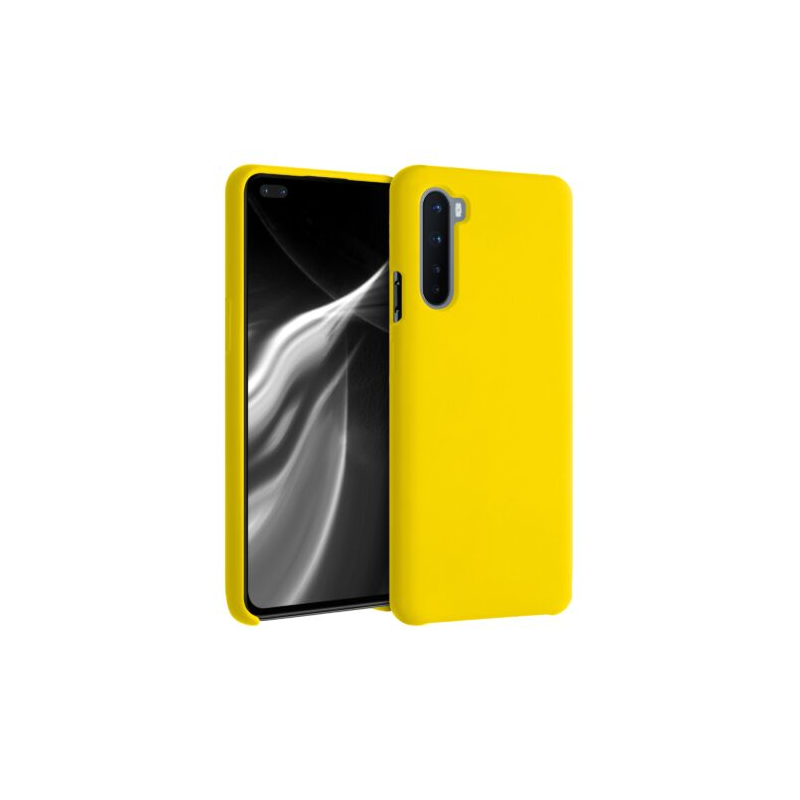 Husa pentru OnePlus Nord, Silicon, Galben, 51871.165