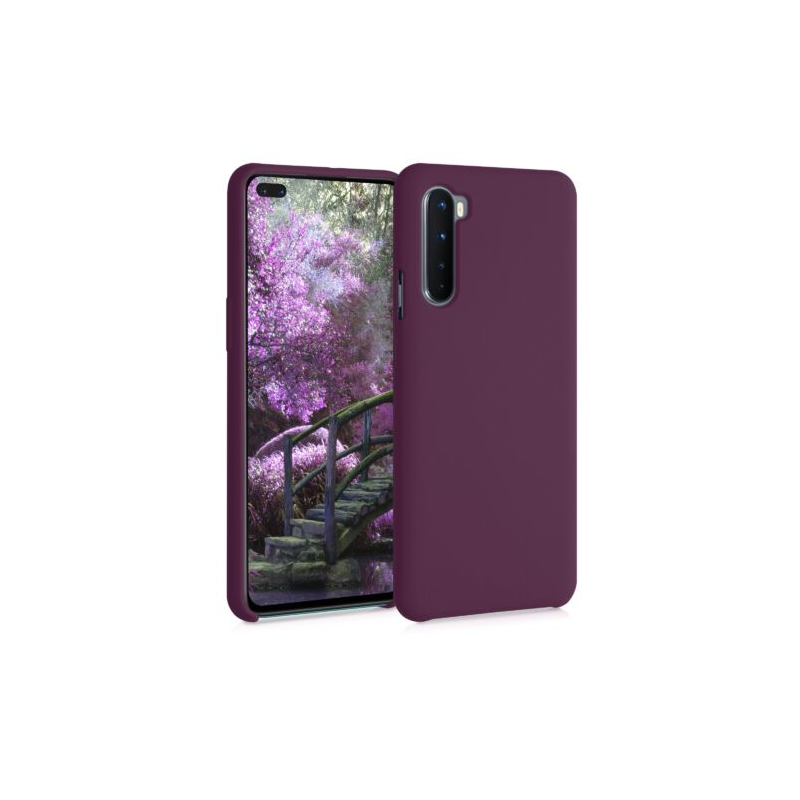 Husa pentru OnePlus Nord, Silicon, Violet, 51871.187