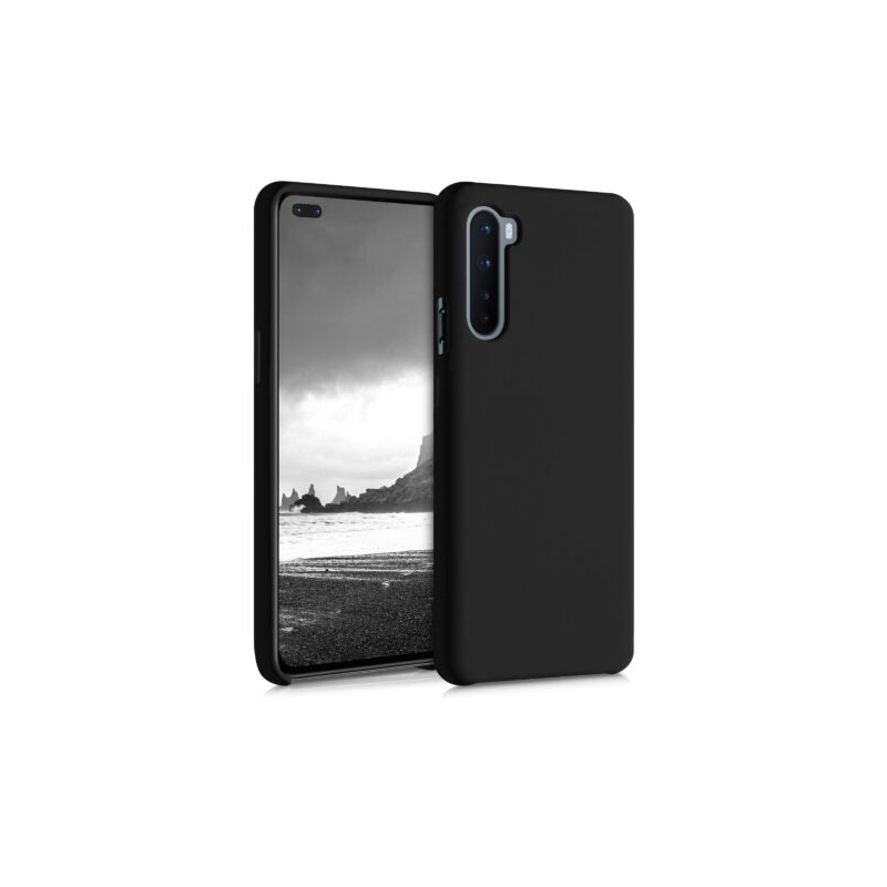 Husa pentru OnePlus Nord, Silicon, Negru, 51871.01