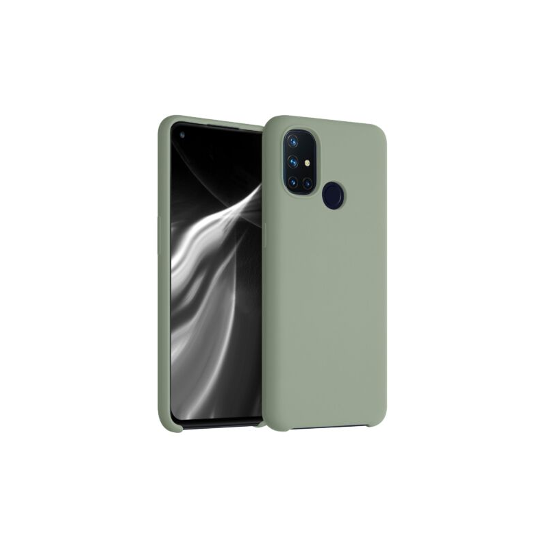 Husa pentru OnePlus Nord N10 5G, Silicon, Verde, 53890.172