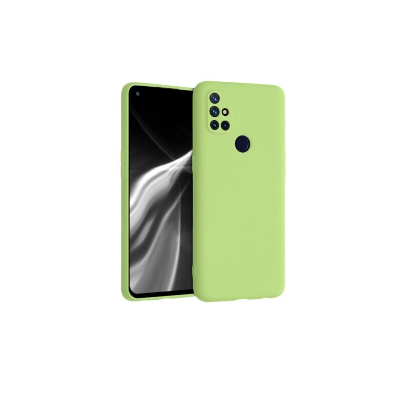 Husa pentru OnePlus Nord N10 5G, Silicon, Verde, 53821.214