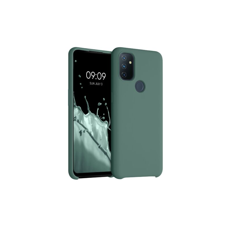 Husa pentru OnePlus Nord N100, Silicon, Verde, 53891.166