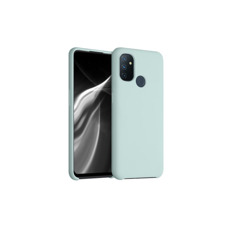 Husa pentru OnePlus Nord N100, Silicon, Verde, 53891.71