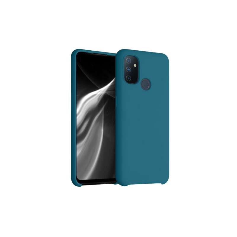 Husa pentru OnePlus Nord N100, Silicon, Verde, 53891.78