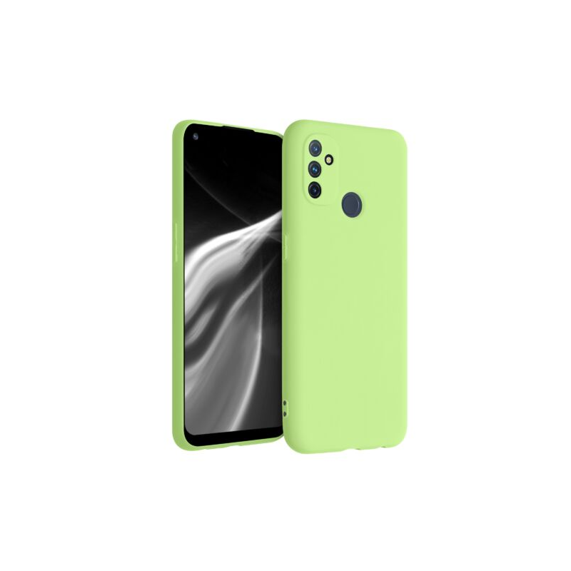 Husa pentru OnePlus Nord N100, Silicon, Verde, 53823.214