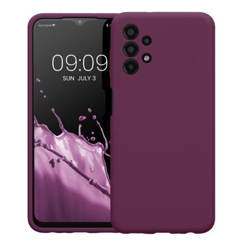 Husa Kwmobile pentru Samsung Galaxy A13, Silicon, Violet, 57832.187