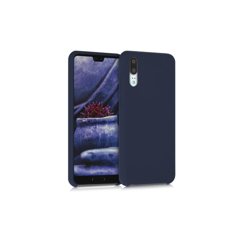 Husa pentru Huawei P20, Silicon, Albastru, 45689.53