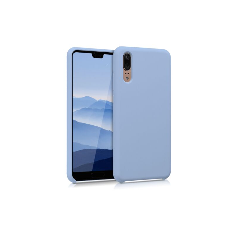 Husa pentru Huawei P20, Silicon, Albastru, 45689.58