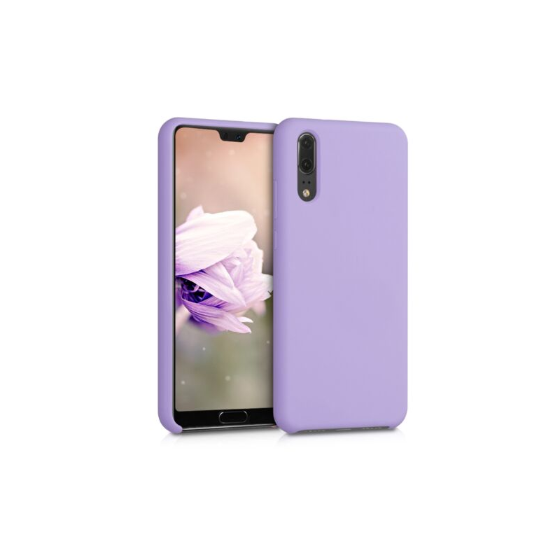 Husa pentru Huawei P20, Silicon, Mov, 45689.108