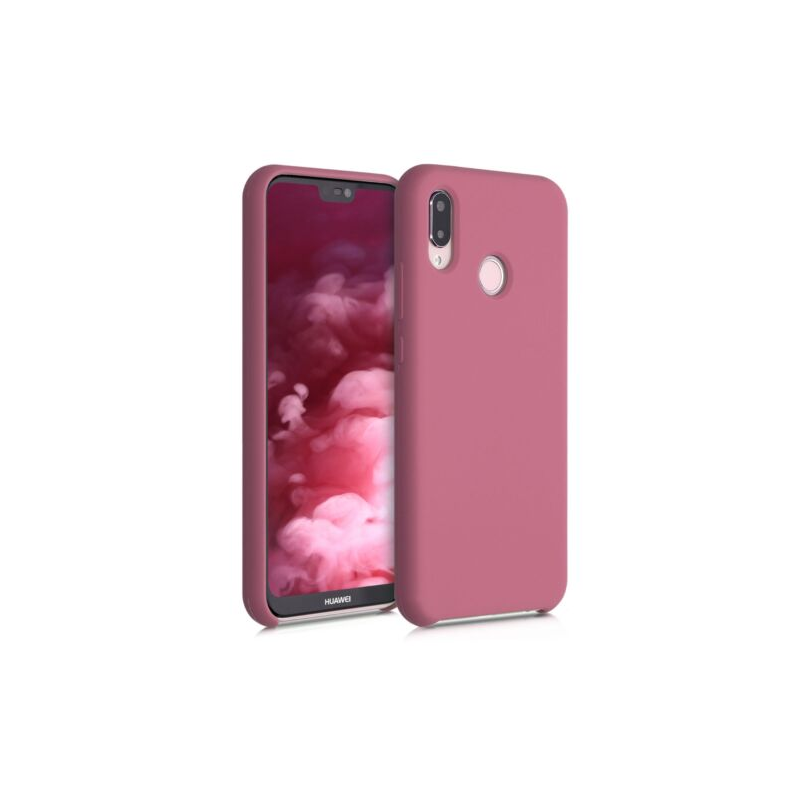 Husa pentru Huawei P20 Lite, Silicon, Roz, 45687.167