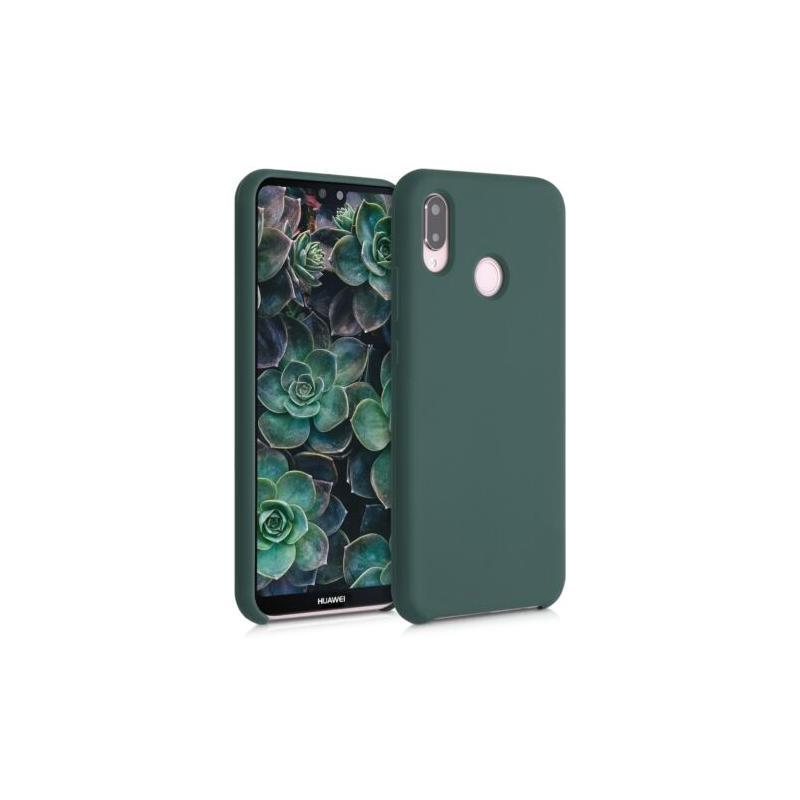 Husa pentru Huawei P20 Lite, Silicon, Verde, 45687.169