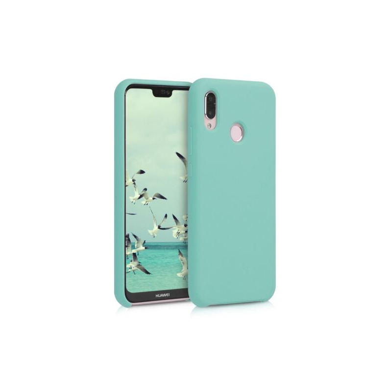 Husa pentru Huawei P20 Lite, Silicon, Verde, 45687.71