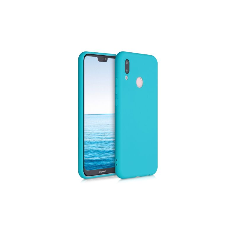 Husa pentru Huawei P20 Lite, Silicon, Albastru, 44358.205