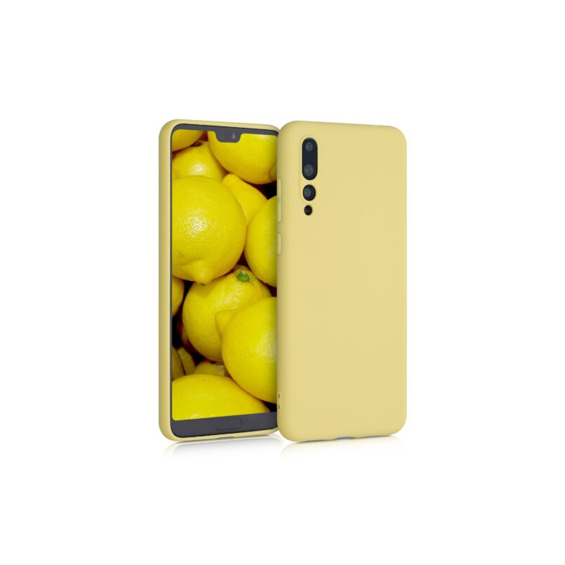 Husa pentru Huawei P20 Pro, Silicon, Galben, 44223.49