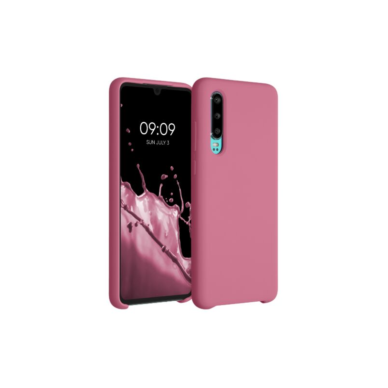 Husa pentru Huawei P30, Silicon, Roz, 47414.212