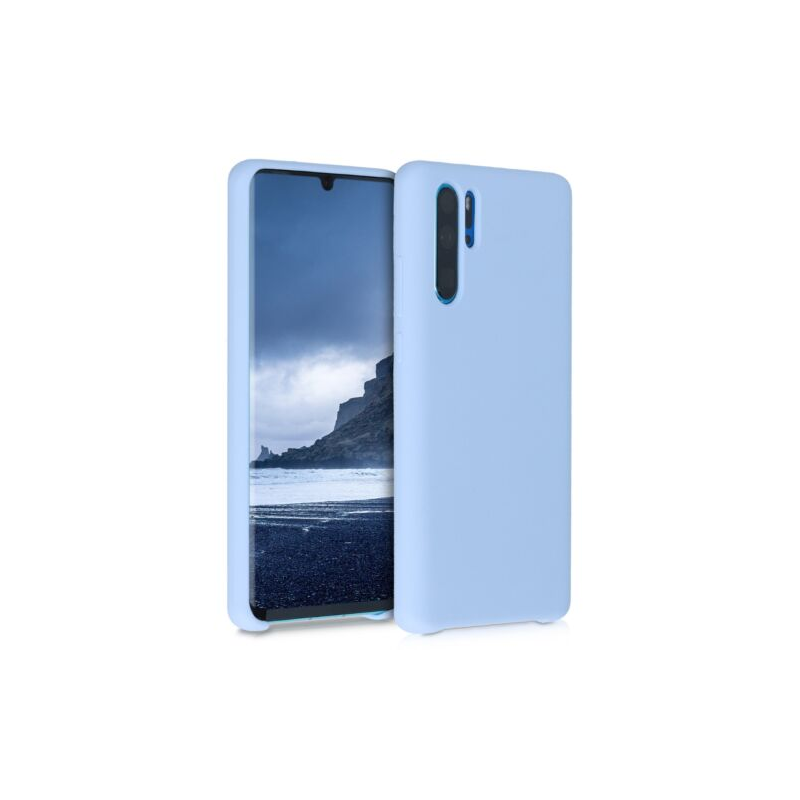 Husa pentru Huawei P30 Pro, Silicon, Albastru, 47423.58