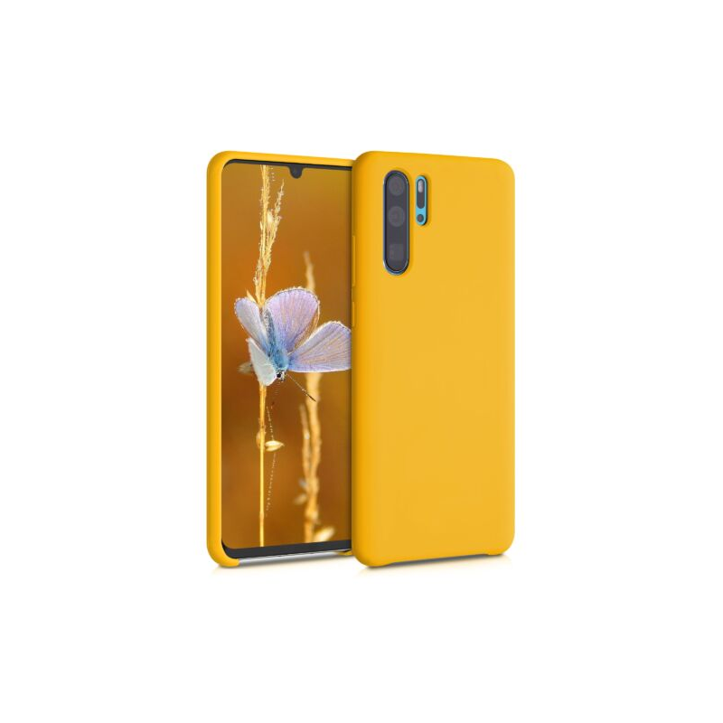 Husa pentru Huawei P30 Pro, Silicon, Portocaliu, 47423.180