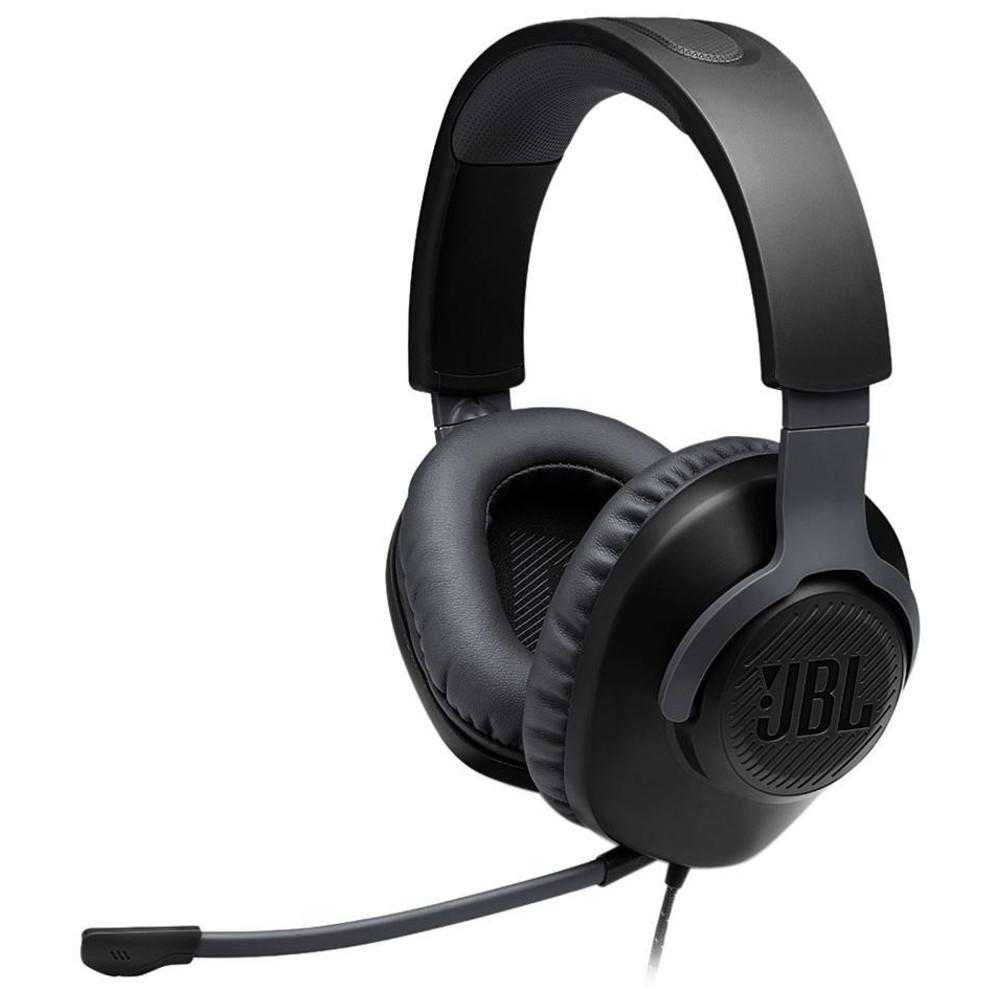 Casti Gaming cu microfon JBL Quantum 100, Negru