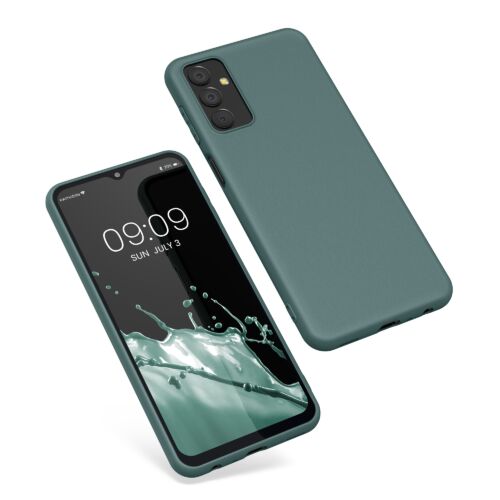 Husa Kwmobile pentru Samsung Galaxy M23 5G, Silicon, Verde, 57802.171