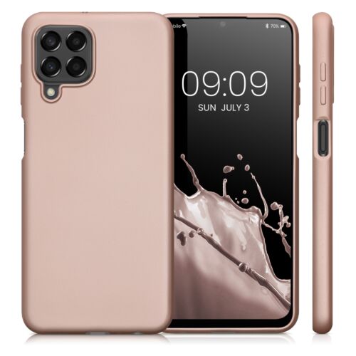 Husa Kwmobile pentru Samsung Galaxy M33 5G, Silicon, Rose Gold, 57953.31