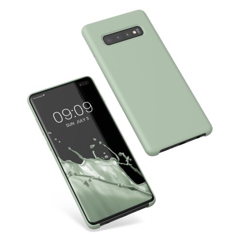 Husa Kwmobile pentru Samsung Galaxy S10 Plus, Silicon, Verde, 49028.172