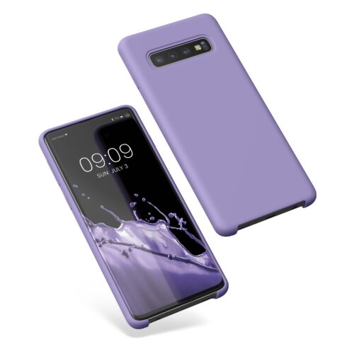 Husa Kwmobile pentru Samsung Galaxy S10, Silicon, Mov, 47732.222