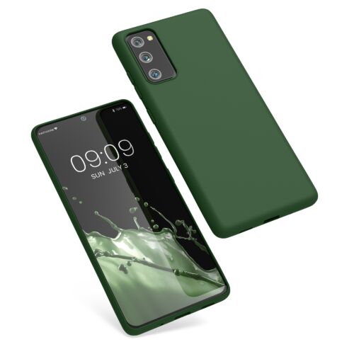 Husa Kwmobile pentru Samsung Galaxy S20 FE, Silicon, Verde, 53604.118