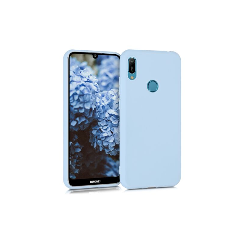 Husa pentru Huawei Y6 (2019), Silicon, Albastru, 48122.58