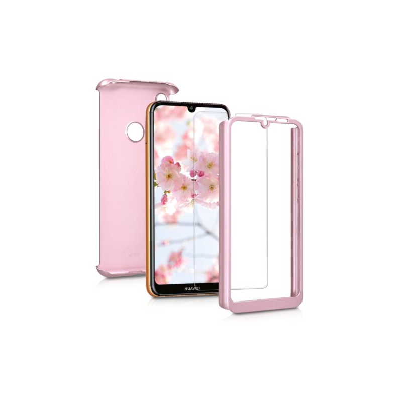 Husa pentru Huawei Y6 (2019), Policarbonat, Rose Gold, 48128.31