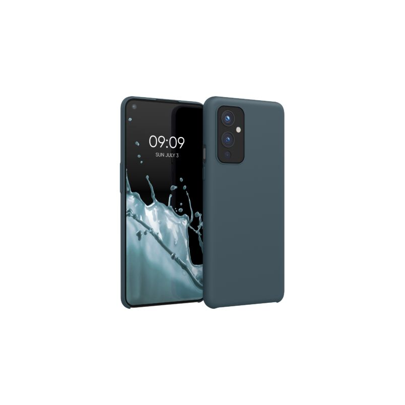 Husa Kwmobile pentru OnePlus 9, Silicon, Verde, 56040.202