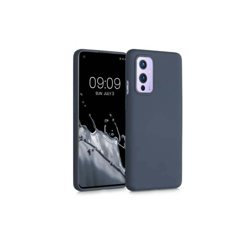 Husa pentru OnePlus 9, Silicon, Albastru, 55348.202, Kwmobile