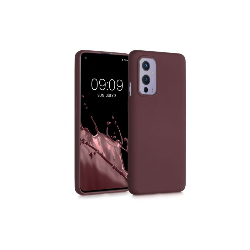 Husa pentru OnePlus 9, Silicon, Violet, 55348.190, Kwmobile