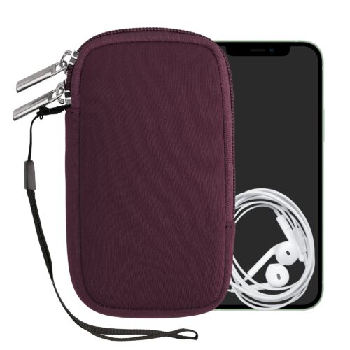 Husa Universala Kwmobile marime XS - 4 inch, Neopren, Violet, 46188.32.187