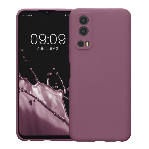 Husa Kwmobile pentru Vivo Y72 5G, Silicon, Violet, 59095.167